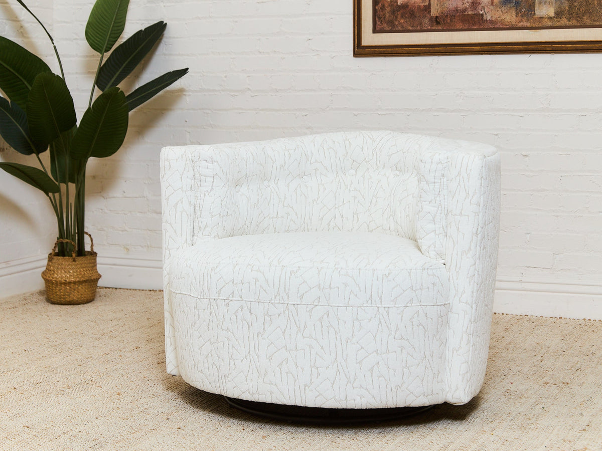 Babita Swivel in Hakami Ivory