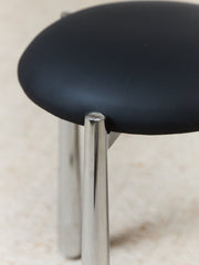 Thick Chrome Leg Stool