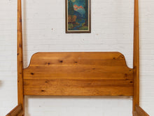 Pine Rustic Vintage Bed and Post