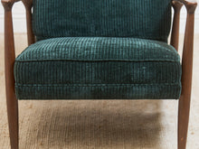 Mid Century Modern Upholstered Milo Baughman Armchair