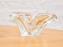 Large Murano Crystal Ashtray/ Catchall