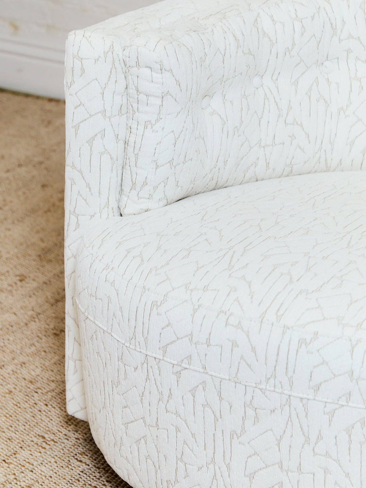 Babita Swivel in Hakami Ivory