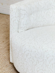 Babita Swivel in Hakami Ivory