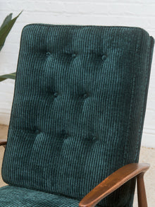 Mid Century Modern Upholstered Milo Baughman Armchair