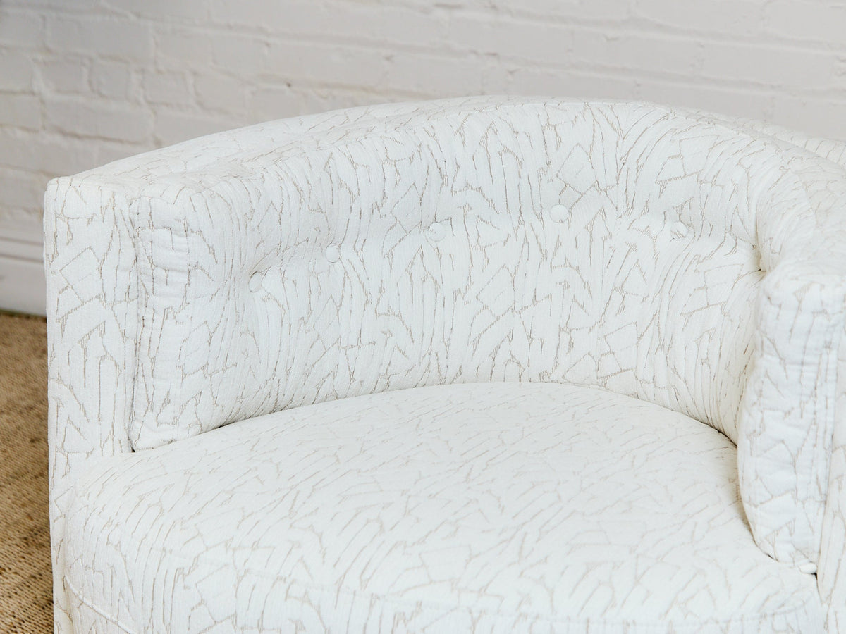 Babita Swivel in Hakami Ivory