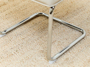 Leather Chrome Dining Chair