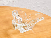 Large Murano Crystal Ashtray/ Catchall