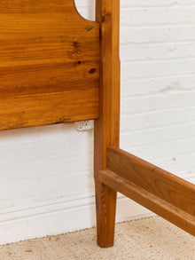 Pine Rustic Vintage Bed and Post