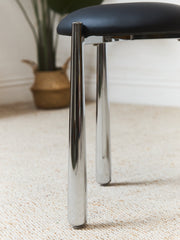 Thick Chrome Leg Stool