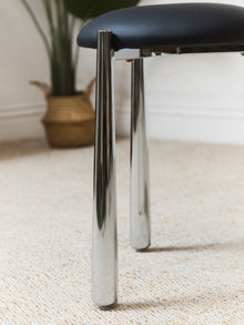 Thick Chrome Leg Stool