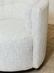 Babita Swivel in Hakami Ivory