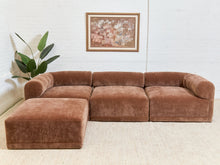 Emma Sofa with Ottoman in Amici Tobacco