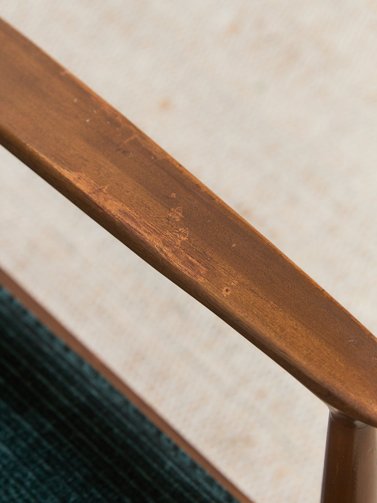 Mid Century Modern Upholstered Milo Baughman Armchair
