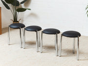 Thick Chrome Leg Stool