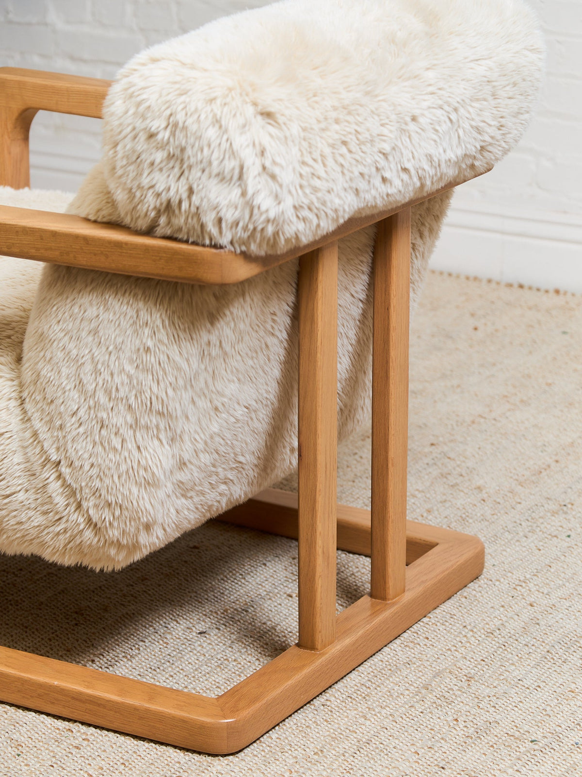 Huxley Chair in Yakety Yak Faux Fur