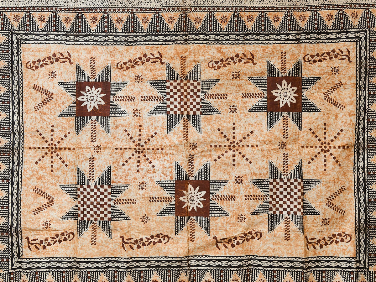 Fijian Masi Vintage African Tapa Cloth
