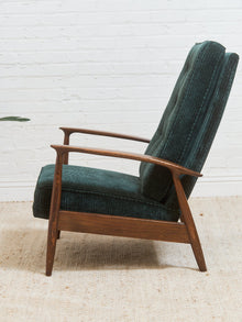 Mid Century Modern Upholstered Milo Baughman Armchair