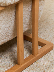 Huxley Chair in Yakety Yak Faux Fur