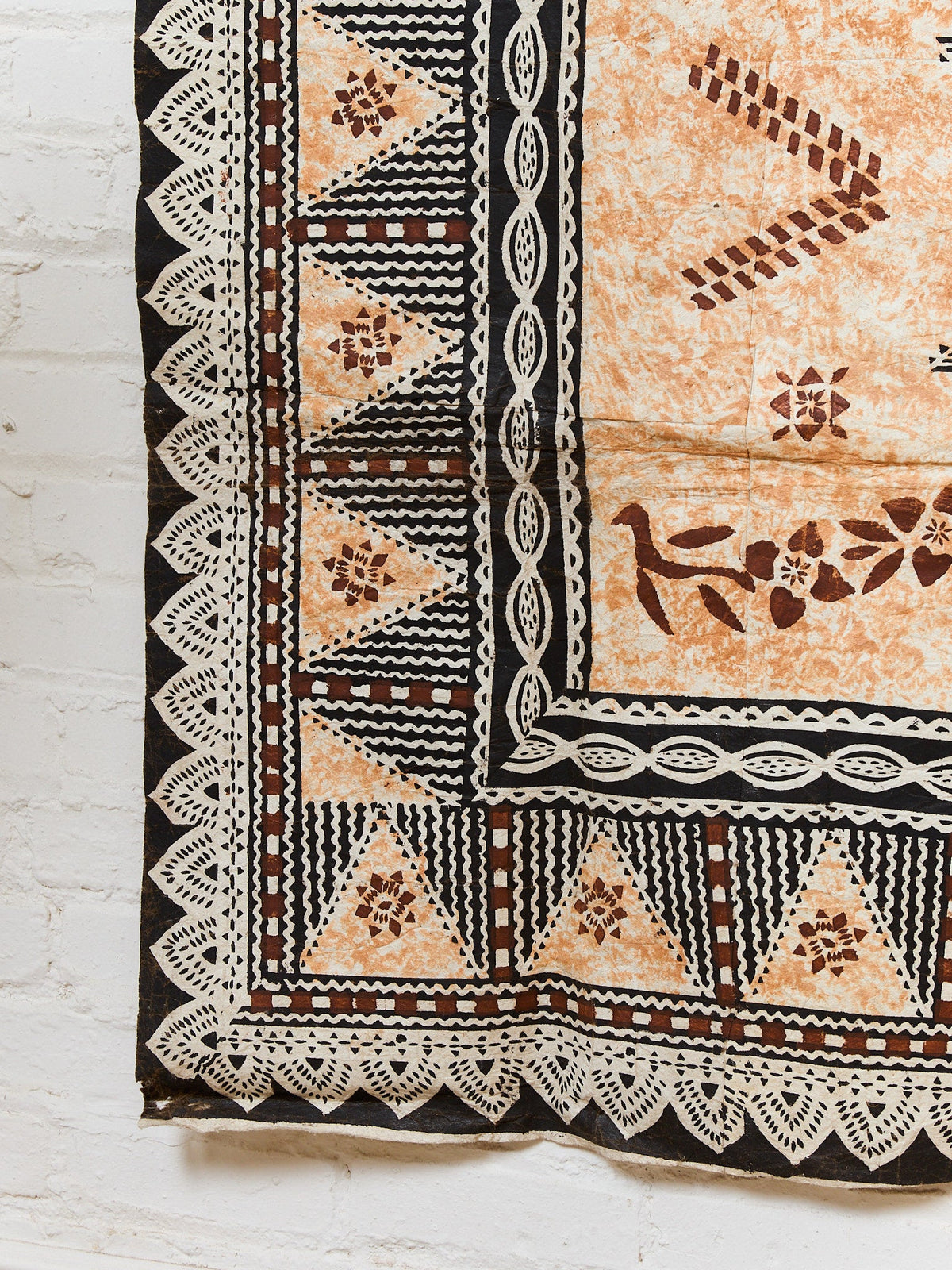 Fijian Masi Vintage African Tapa Cloth