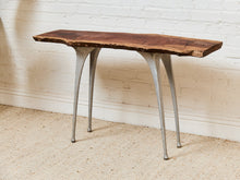French Vintage Live Edge Modernist Entry table