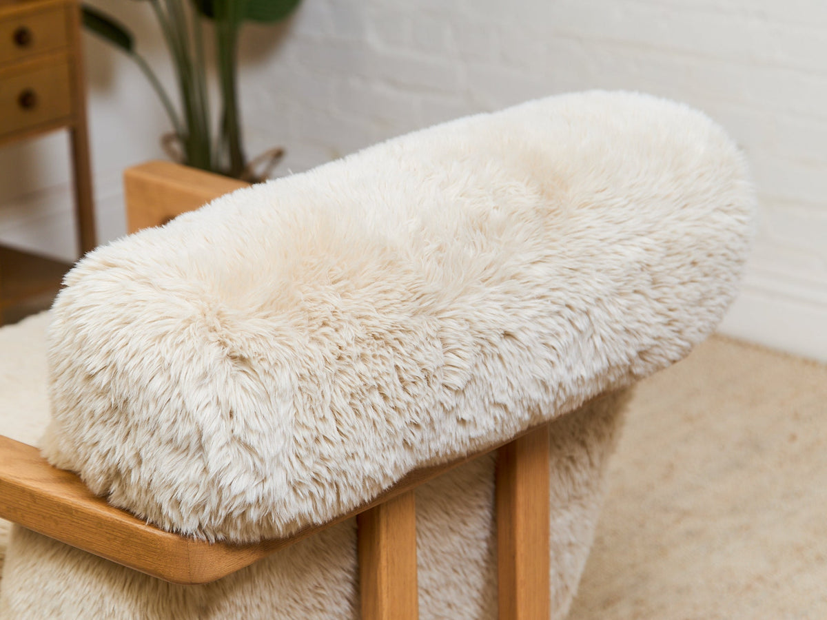 Huxley Chair in Yakety Yak Faux Fur