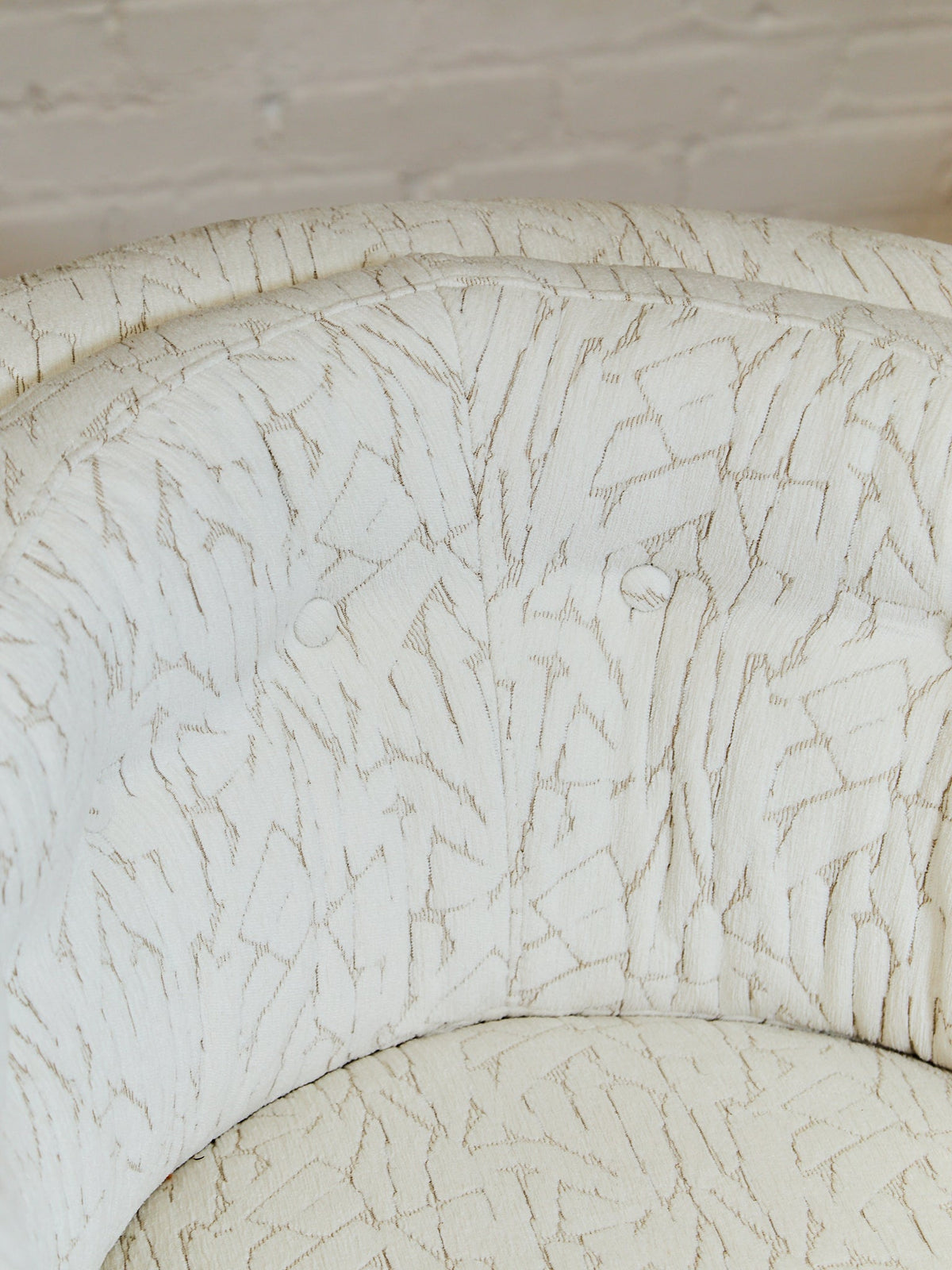 Babita Swivel in Hakami Ivory