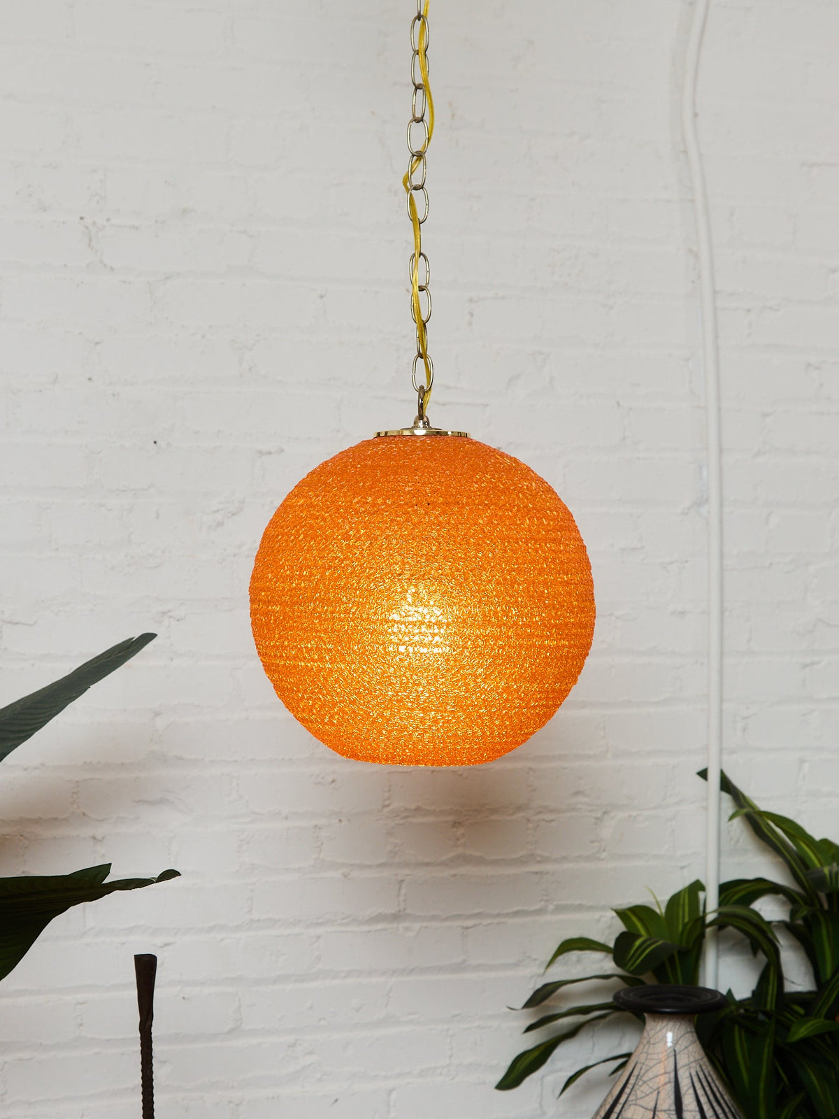 Spaghetti Vintage Orange Pendant Lamp