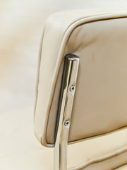 Leather Chrome Dining Chair