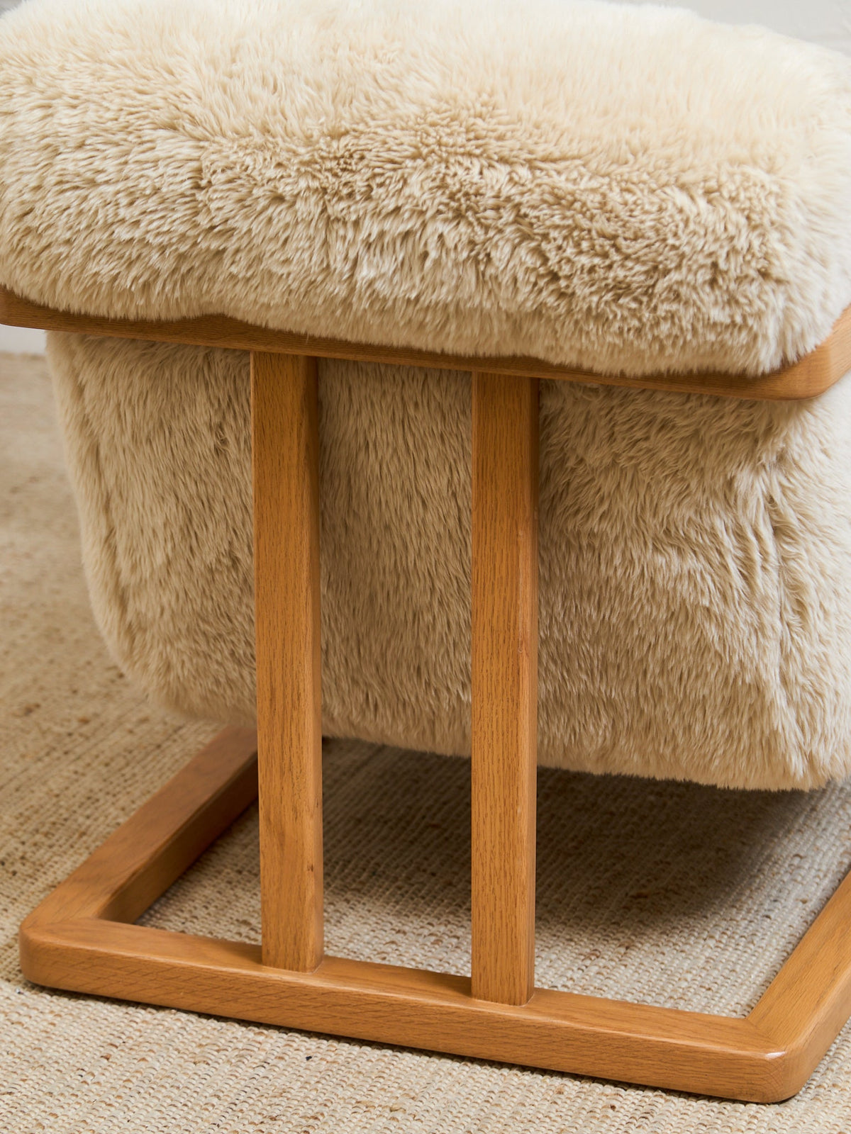 Huxley Chair in Yakety Yak Faux Fur