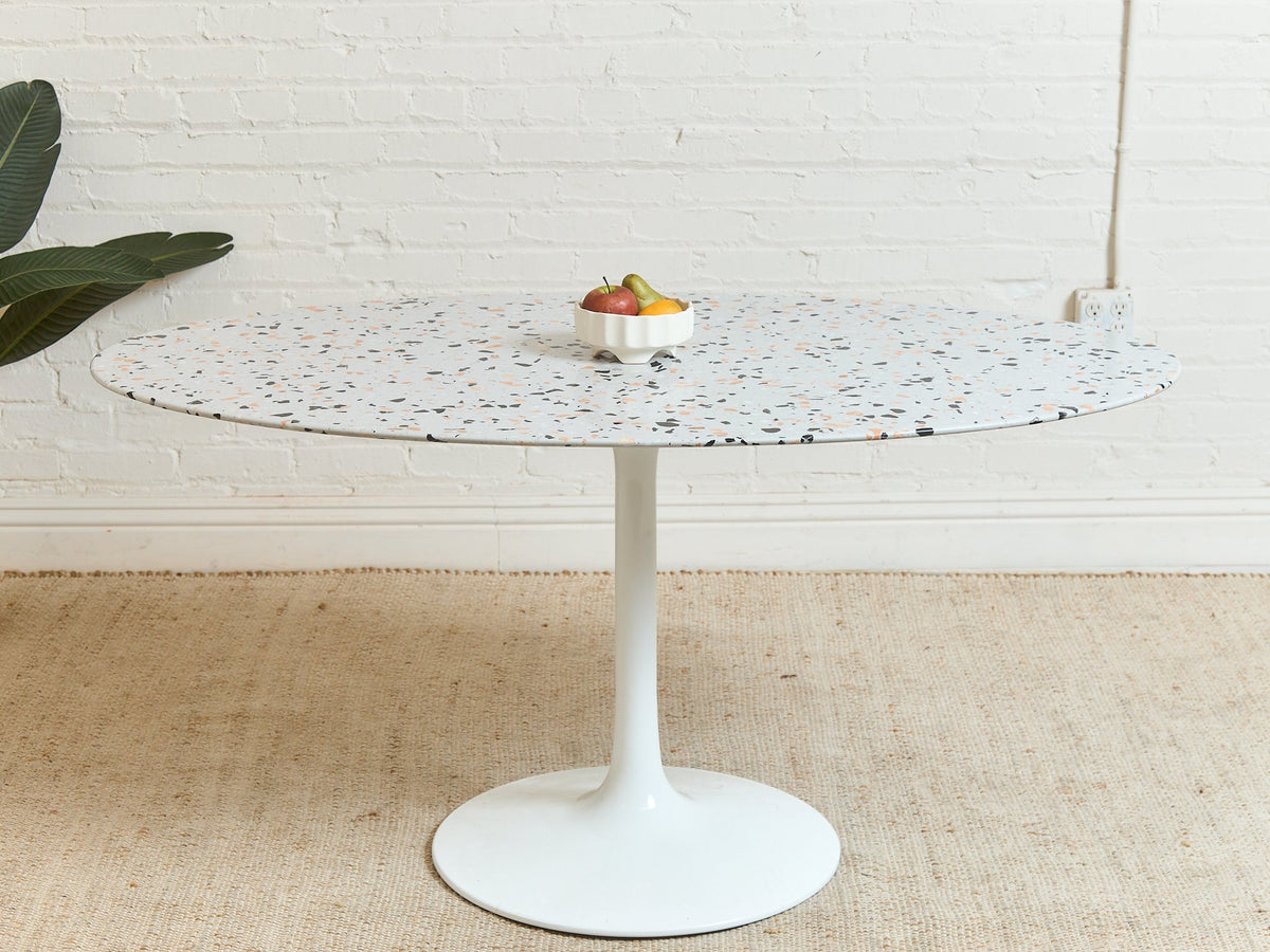 Terrazzo Oval 60” Dining Table