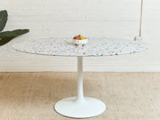 Terrazzo Oval 60” Dining Table