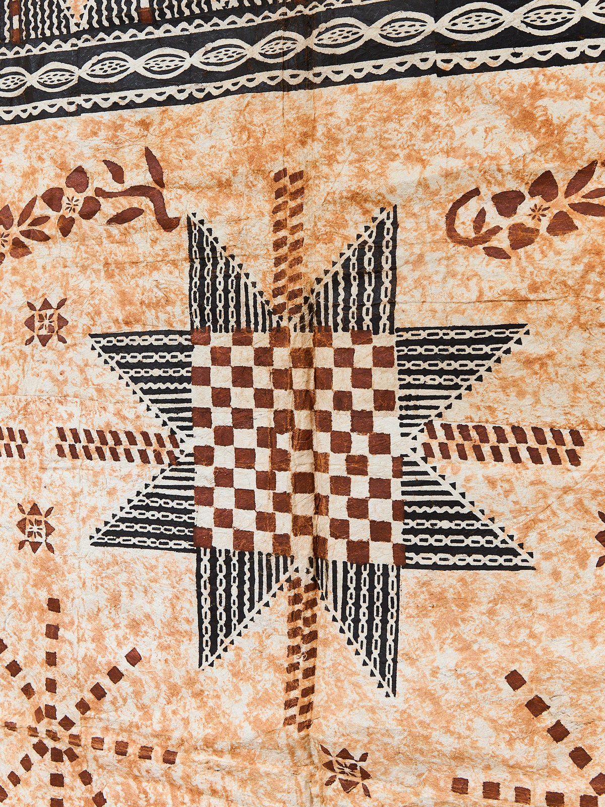 Fijian Masi Vintage African Tapa Cloth