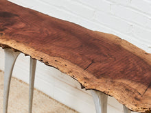 French Vintage Live Edge Modernist Entry table