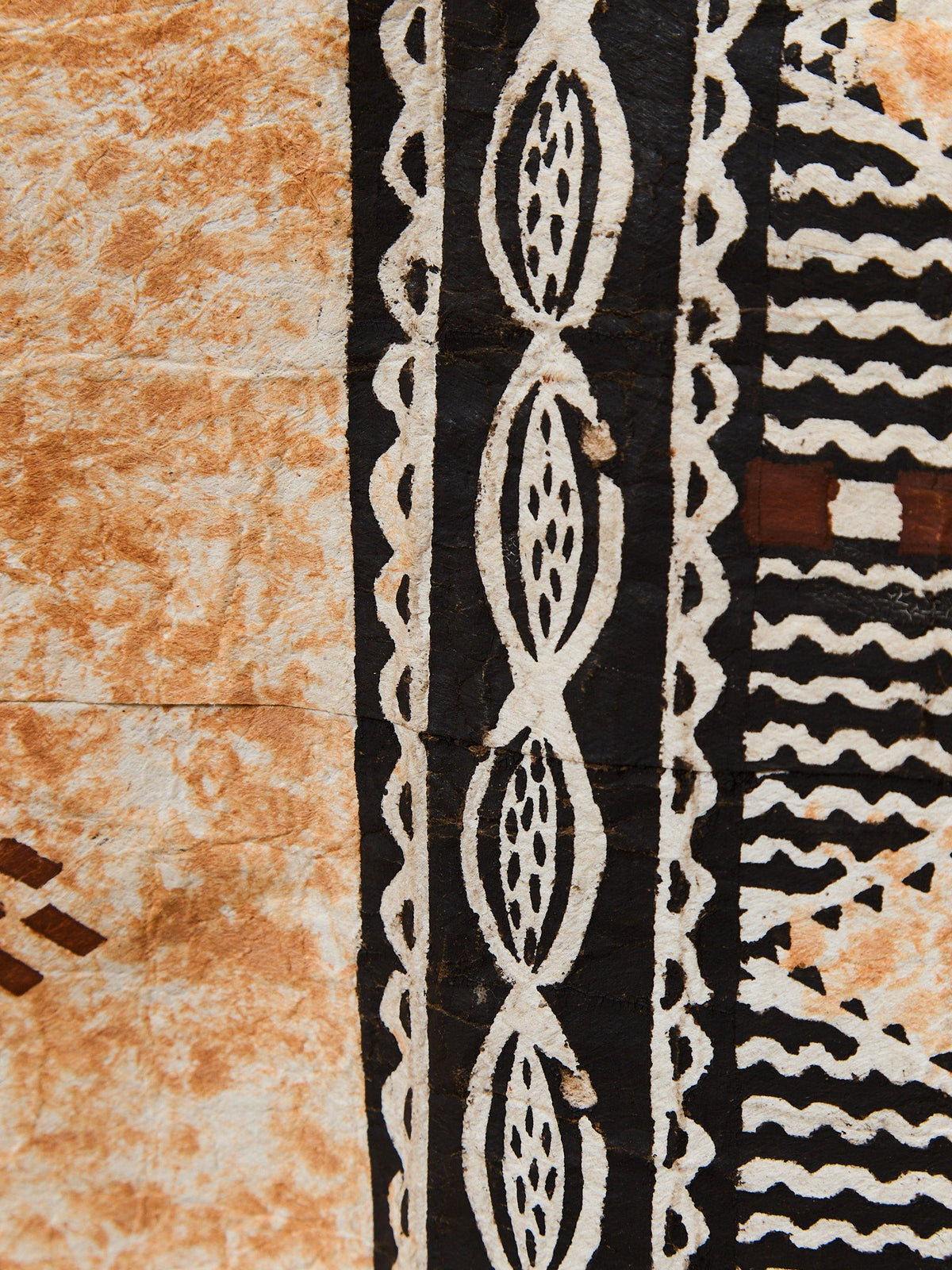 Fijian Masi Vintage African Tapa Cloth