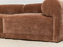 Emma Sofa with Ottoman in Amici Tobacco