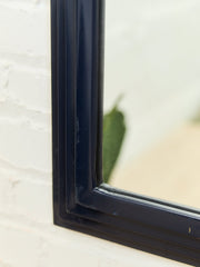 Blue Post Modern Mirror