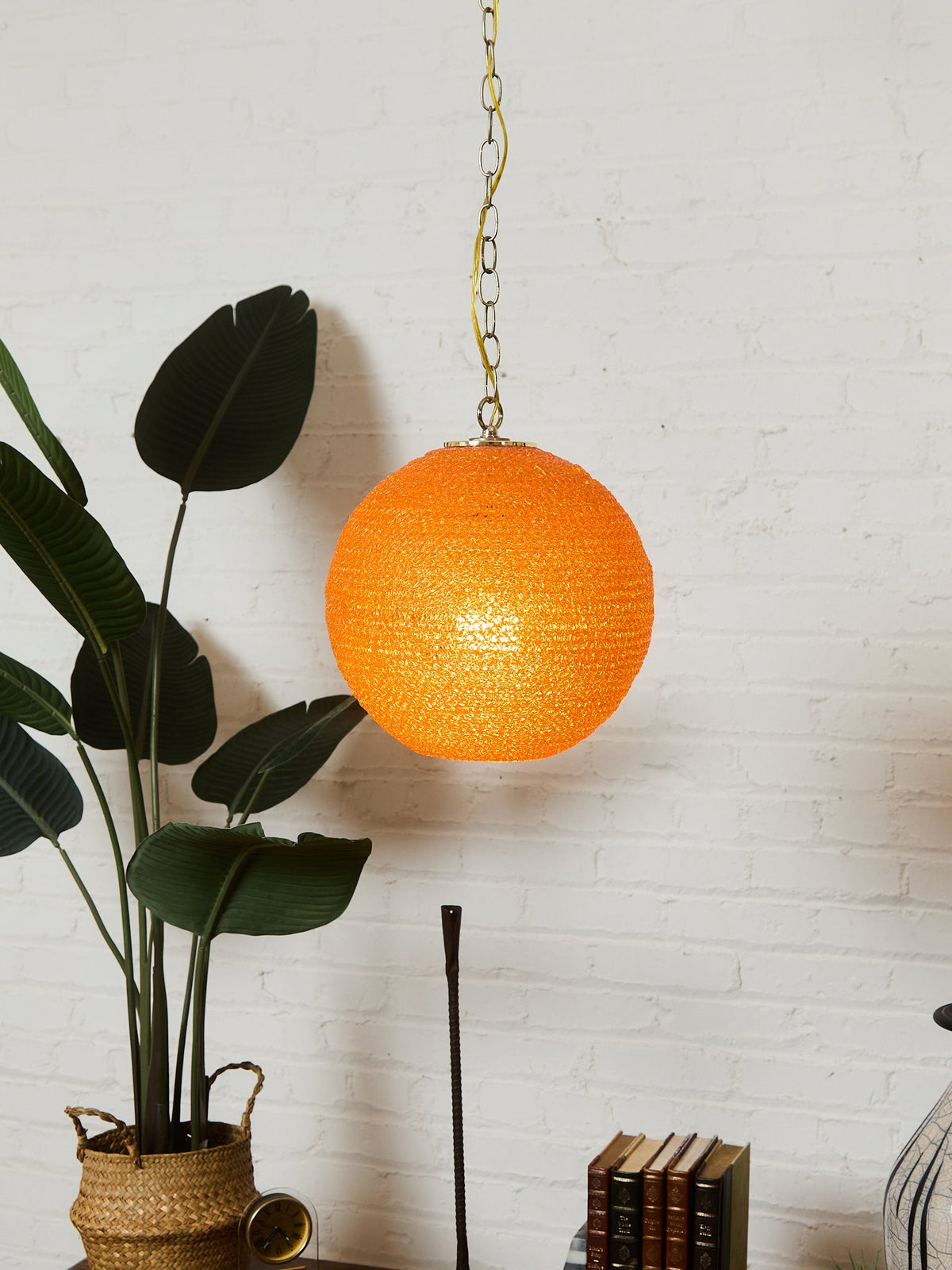 Spaghetti Vintage Orange Pendant Lamp