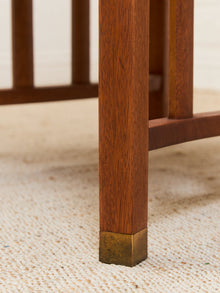 Expandable Dining Table with Sculptural Base Restored