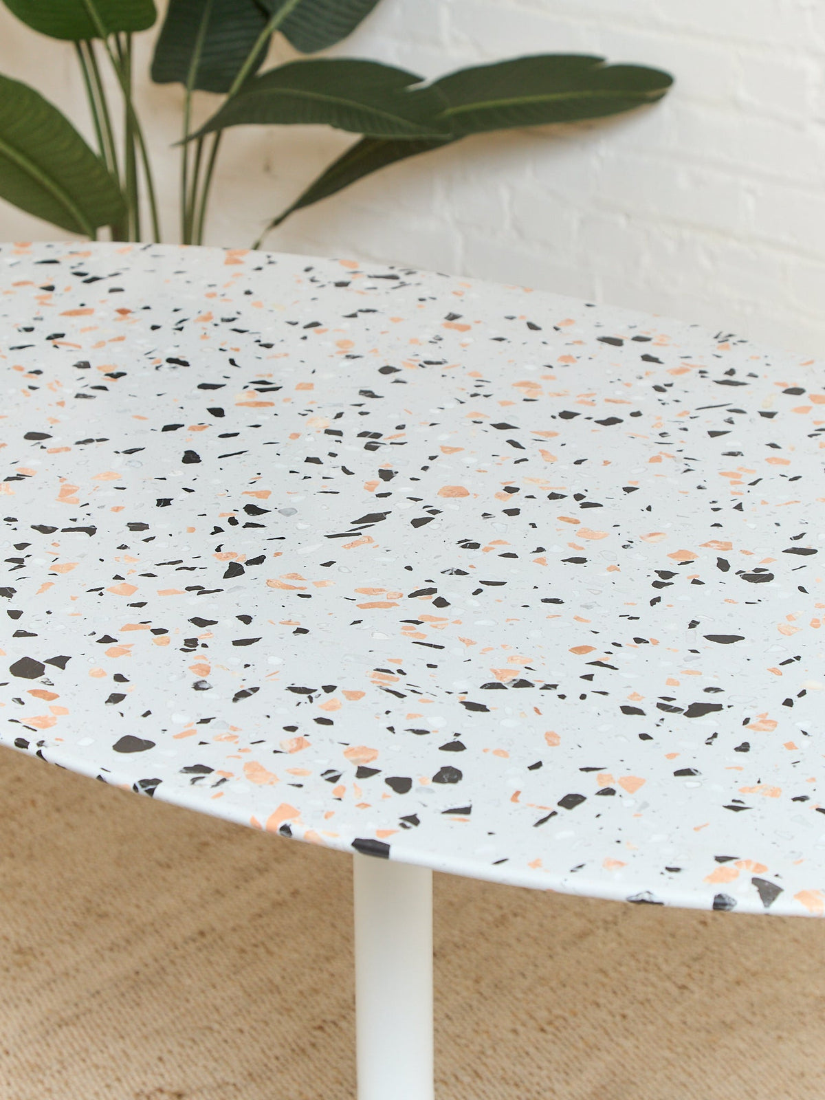 Terrazzo Oval 60” Dining Table