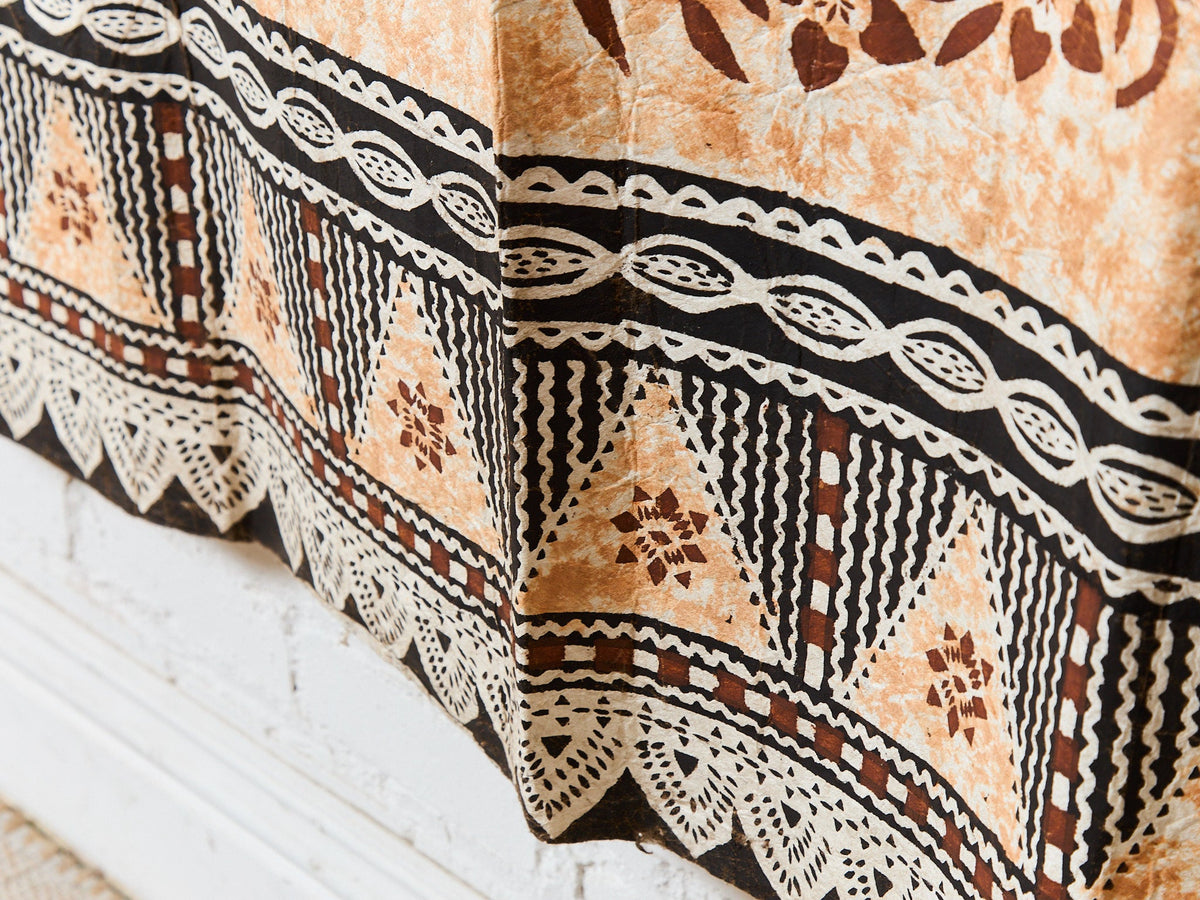 Fijian Masi Vintage African Tapa Cloth