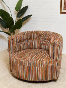 Babita Swivel in Striped Sunset