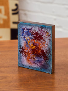 Vintage Enamel Art Piece