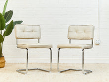 Leather Chrome Dining Chair