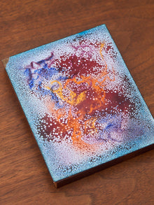 Vintage Enamel Art Piece