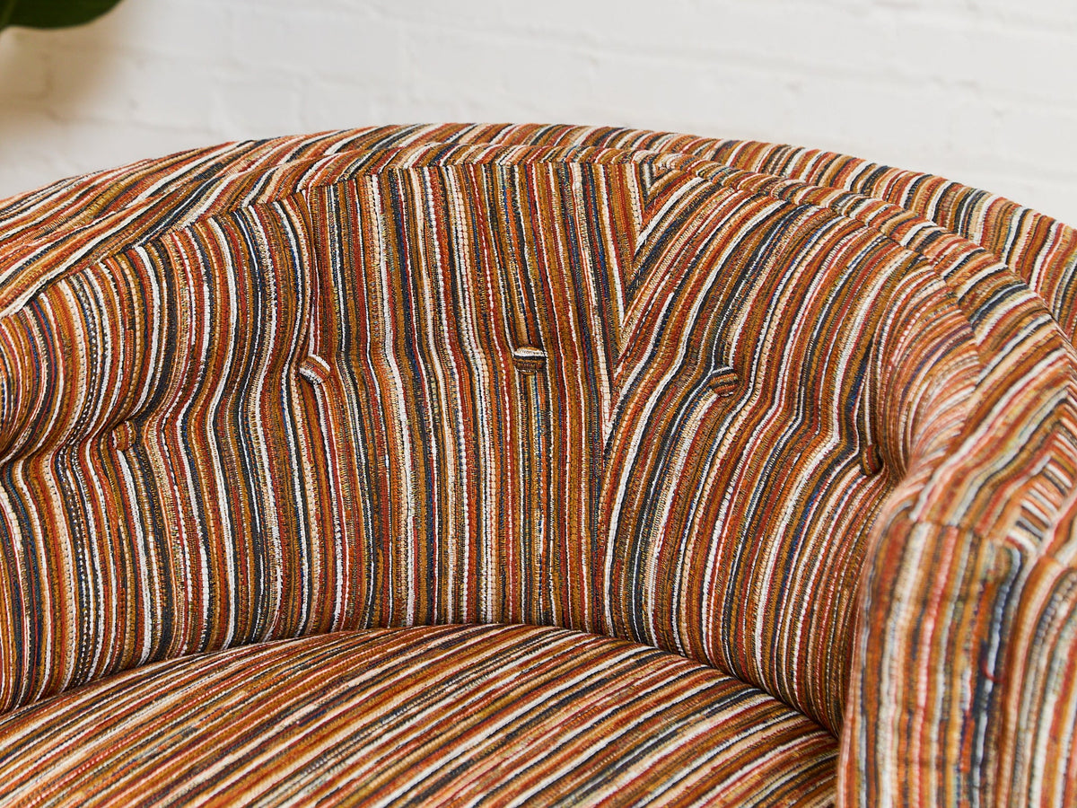 Babita Swivel in Striped Sunset