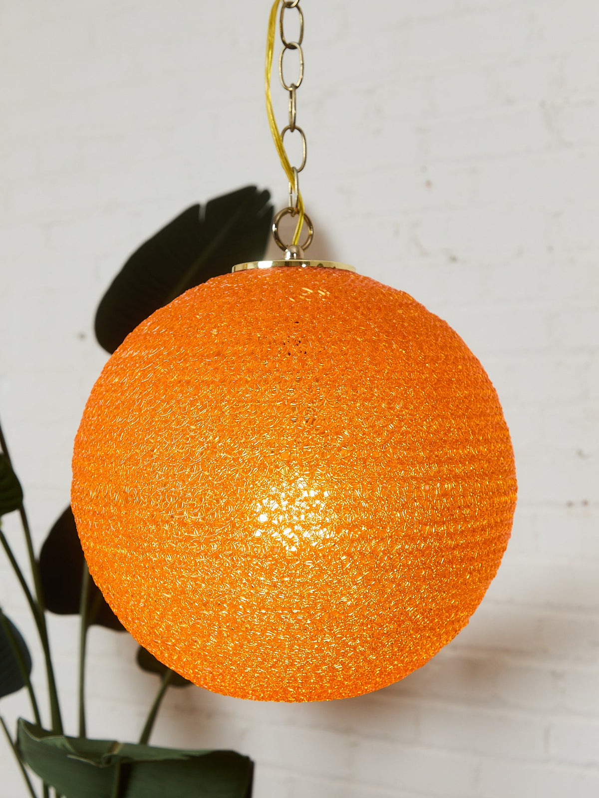 Spaghetti Vintage Orange Pendant Lamp