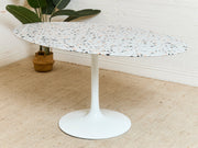 Terrazzo Oval 60” Dining Table