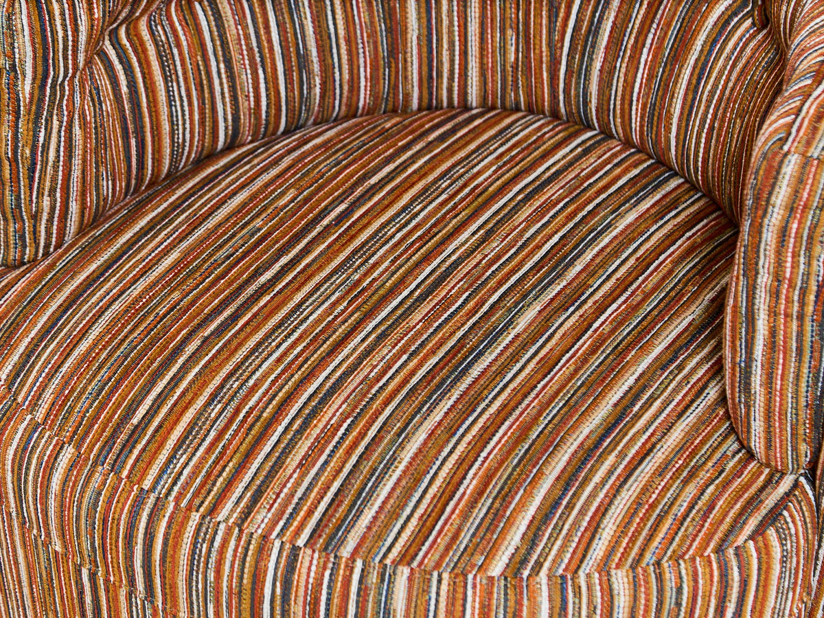 Babita Swivel in Striped Sunset