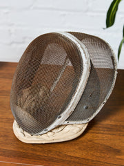 Vintage Leather Fencing Mask