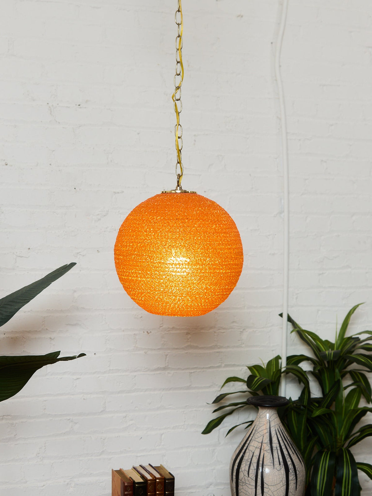 Spaghetti Vintage Orange Pendant Lamp